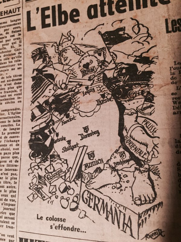 There is this drawing of Germany falling apart #MadeleineprojectEN https://t.co/nKwyP8k2VL